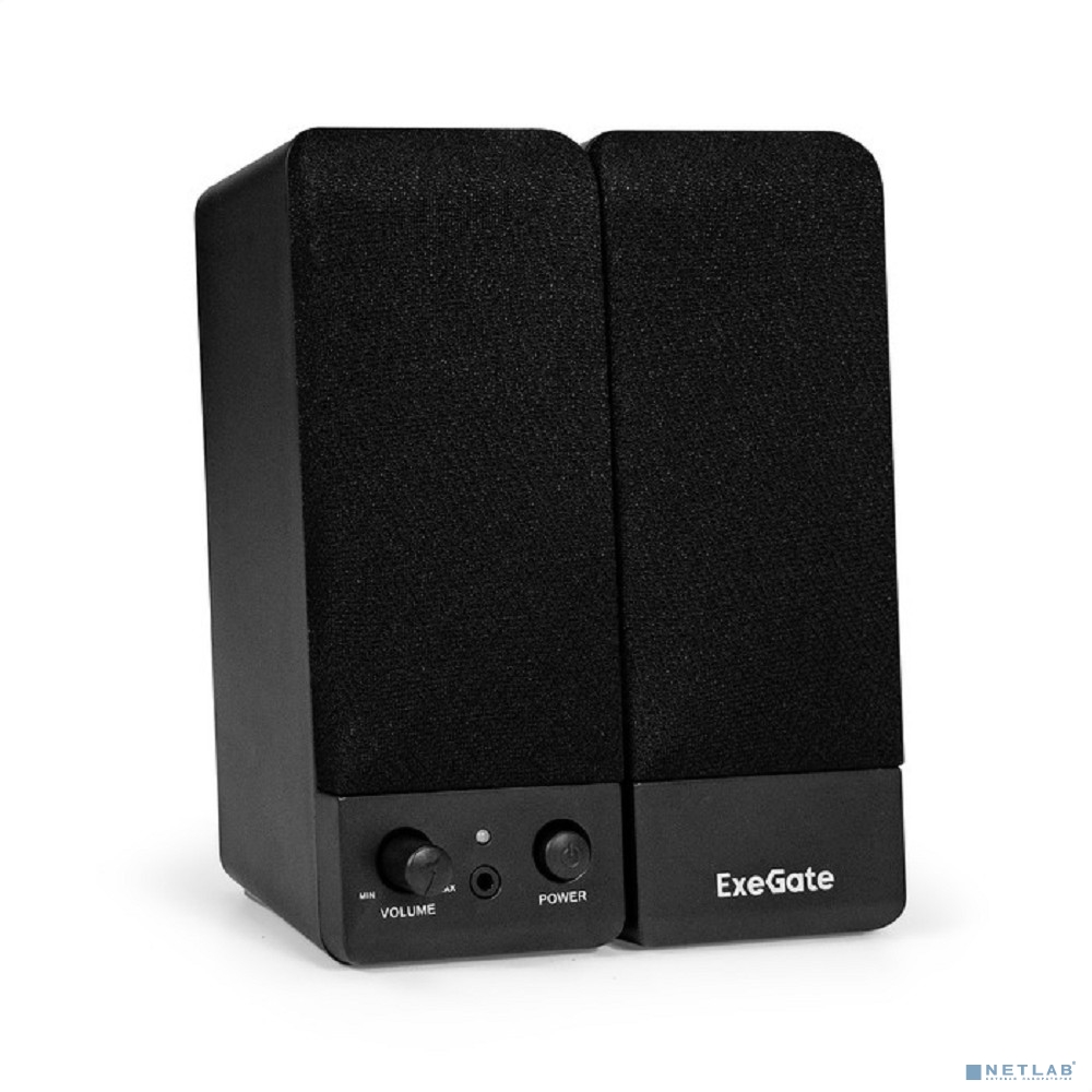 ExeGate Accord 235 (Активная, питание 220В, 2х3Вт, 30-18000Гц, цвет черный, дерево, разъем для наушников, Color Box)