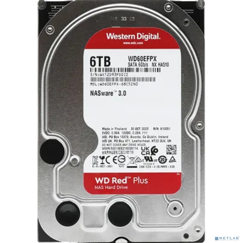 6TB WD NAS Red Plus (WD60EFPX)