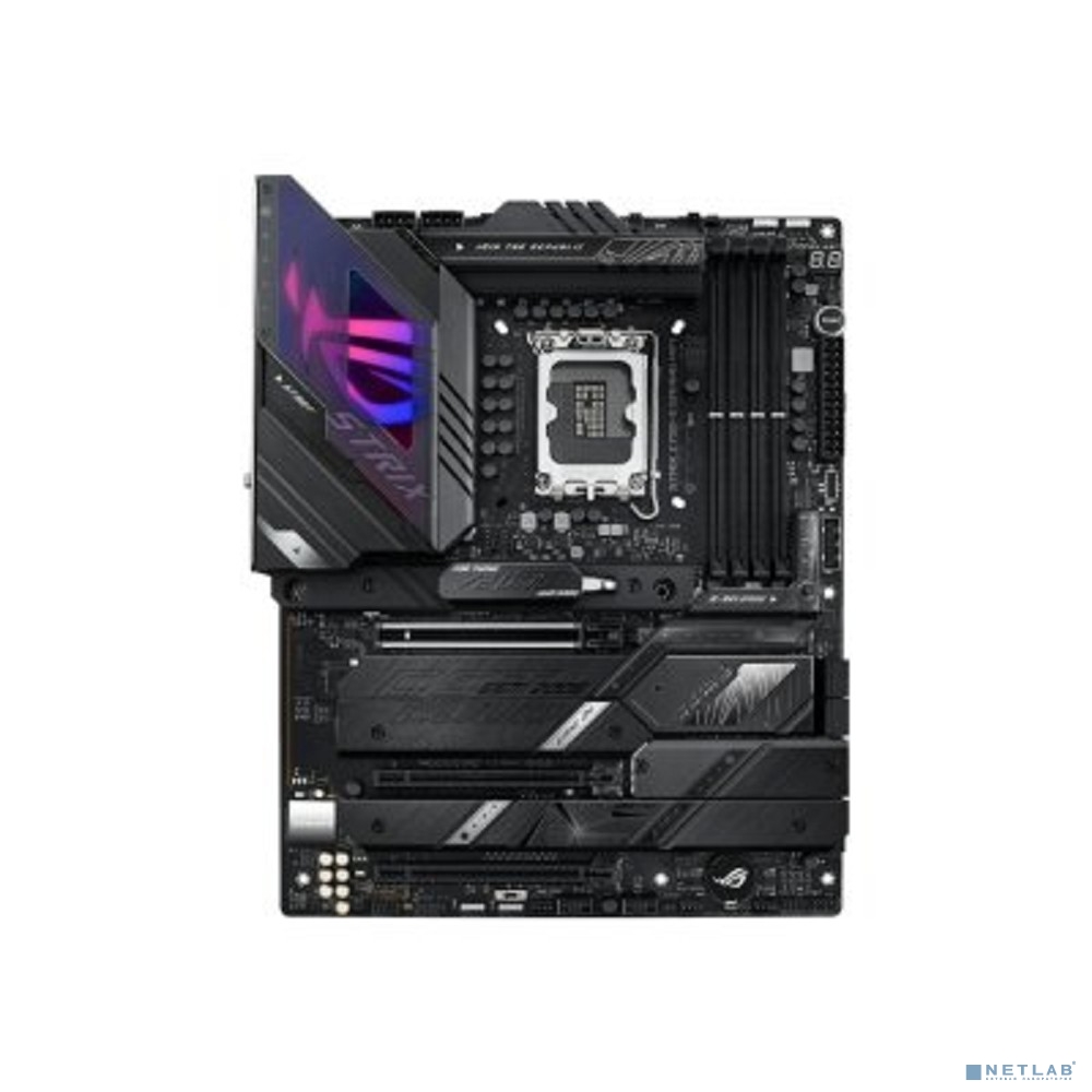 ASUS ROG STRIX Z790-E GAMING WIFI (Socket 1700, ATX, 4xDDR5(192GB), DP/HDMI, 1xPCIe 5.0x16/2xPCIe 4.0x16, 1xLAN (2.5GbE), Wi-Fi, BT, 4xSATA 6Gb/s, 5xM.2, 2xType-C, 10xUSB 3.2)