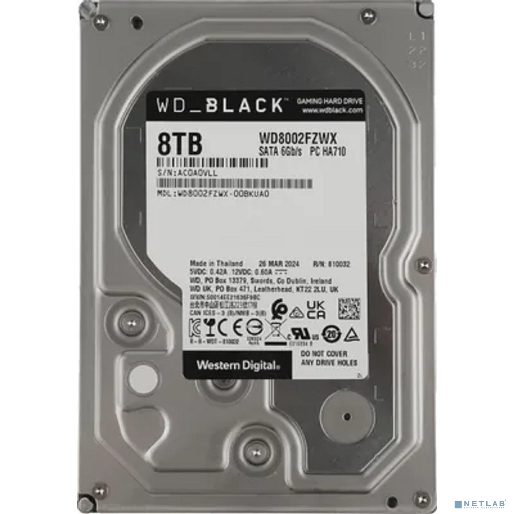 8TB WD Black (WD8002FZWX)