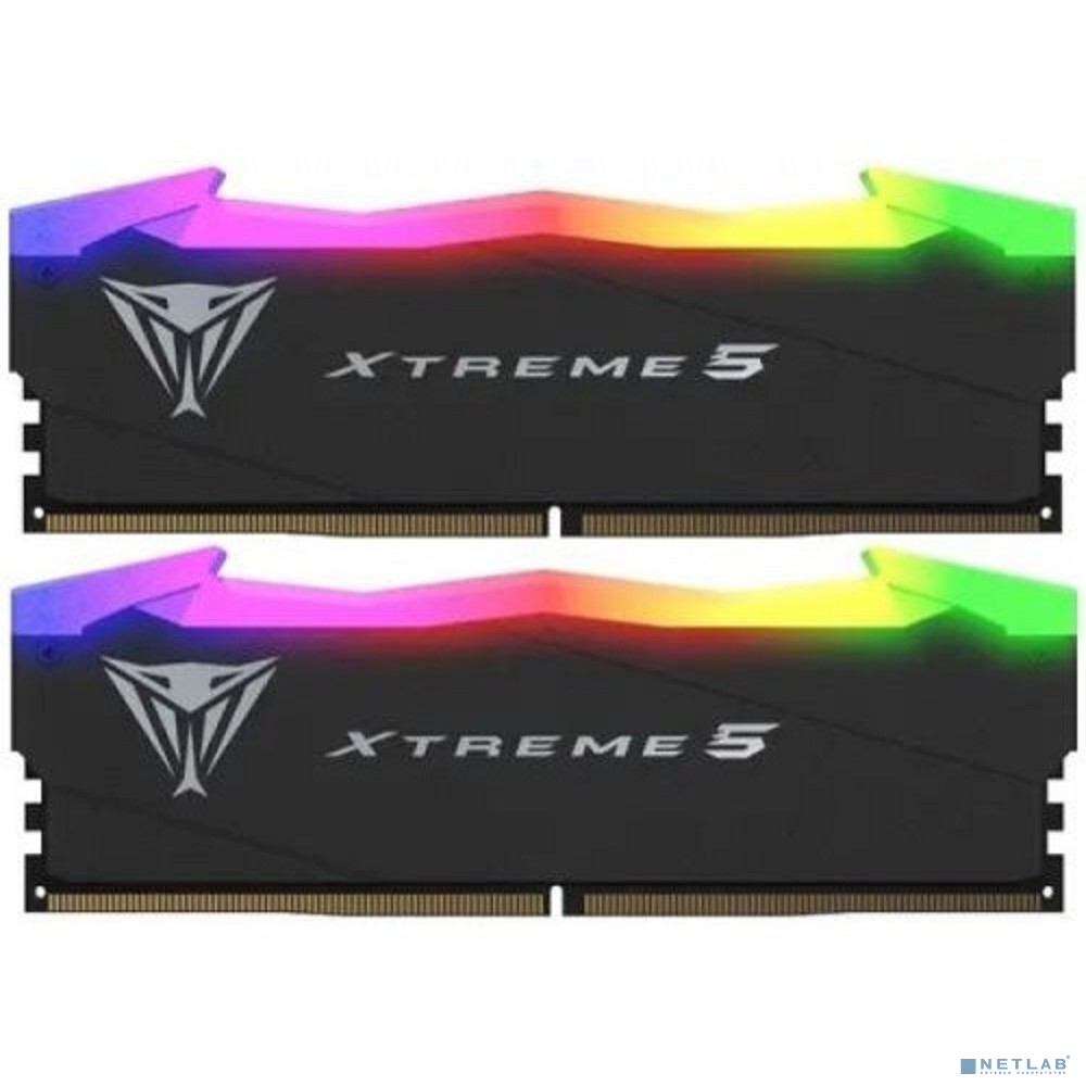 Память DDR5 2x16Gb 7600MHz Patriot PVXR532G76C36K Viper XTREME RGB RTL Gaming PC5-60800 CL36 DIMM 288-pin 1.45В с радиатором Ret