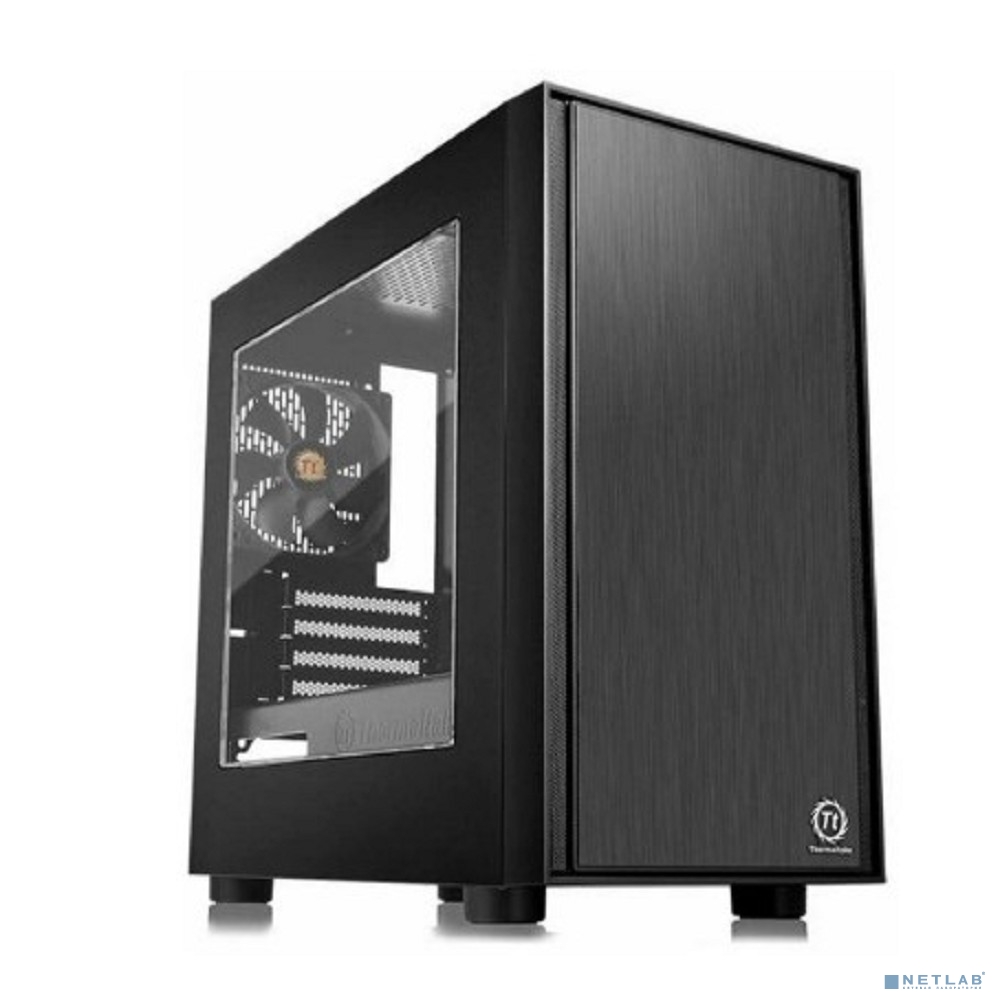 Case Tt Versa H17 черный без БП mATX 2xUSB2.0 1xUSB3.0 audio bott PSU"