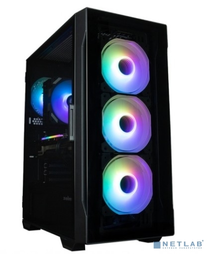 Zalman i3 NEO TG Black ATX Mid-Tower (ATX / mATX / Mini-ITX, без БП, Steel, Tempered Glass, 4x120mm FAN aRGB)