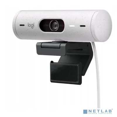 Веб-камера/ Logitech BRIO 500 HD Webcam - OFF-WHITE - USB