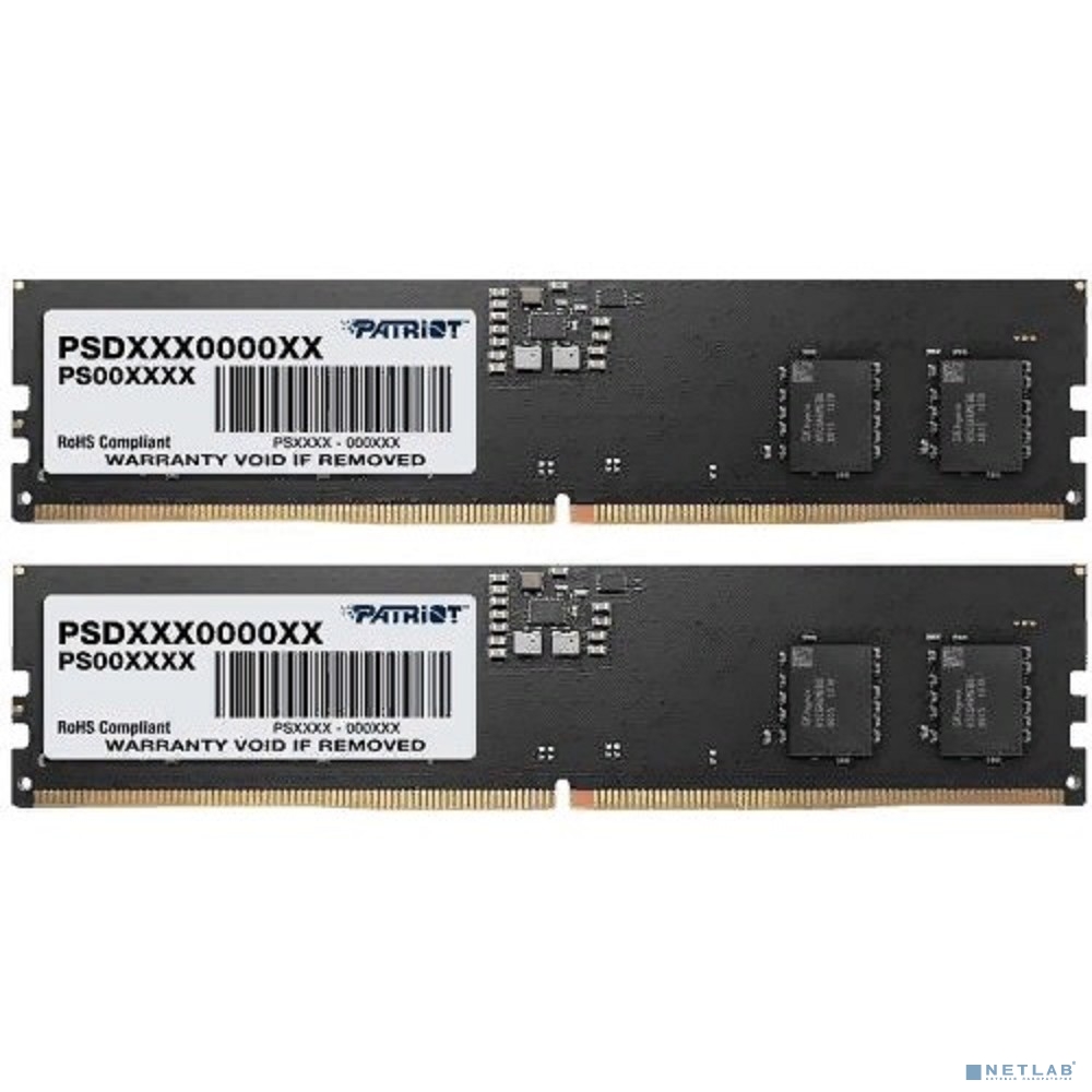 Память DDR5 2x16Gb 5600MHz Patriot PSD532G5600K Signature RTL PC5-44800 CL46 DIMM 288-pin 1.1В Ret