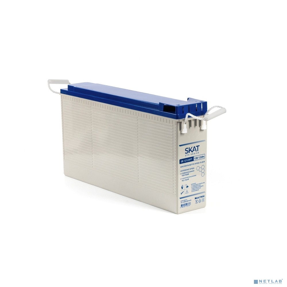 АКБ фронт-терминальная БАСТИОН SKAT SB 12125FT AGM 12В 125Ач, гарантия 18 мес (Минцифры) (8996)