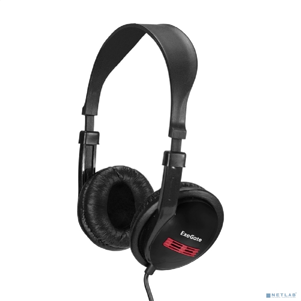 Exegate EX295314RUS Полноразмерные наушники с микрофоном (гарнитура) ExeGate Office HS-120S (2x3.5мм, динамик 40мм, 20-20000Гц, длина кабеля 2м, регулировка громкости)
