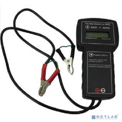 Бастион SKAT-T-AUTO тестер контроля емкости АКБ, 12В, 1,2-200Ач, экран (254)