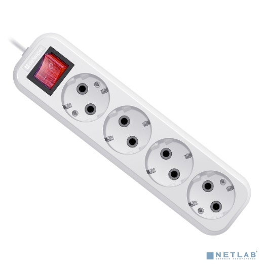 Defender Удлинитель L340 16 А, 3 м выключатель, с заземлением