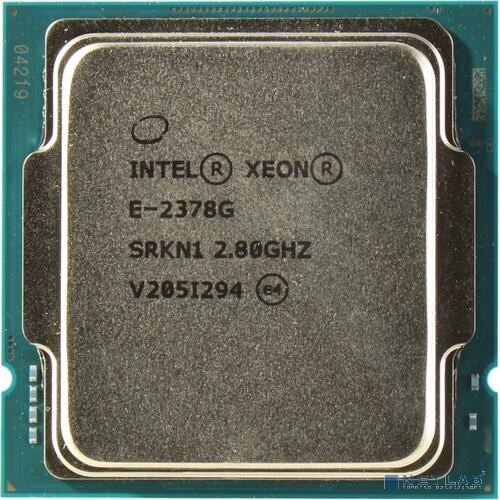 CPU Intel Xeon E-2378G (Rocket Lake, LGA1200 8C/16T,2.8/5.1GHz, 16MB, 80W, UHD Graphics P750)
