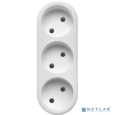 Defender Тройник TA-04 3 розетки, белый