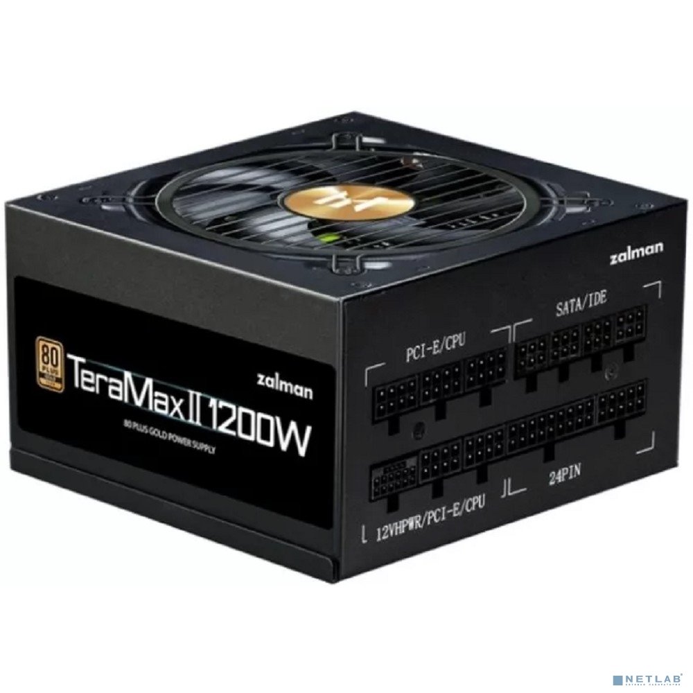 Zalman <TMX2> ZM1200-TMX2 <1200W, ATX v3.0 GEN 5.0, EPS, APFC, 12cm Fan, FCM, 80+ GOLD, Retail>
