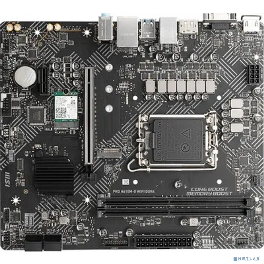 MSI H610 S1700 MATX PRO H610M-G WIFI DDR4