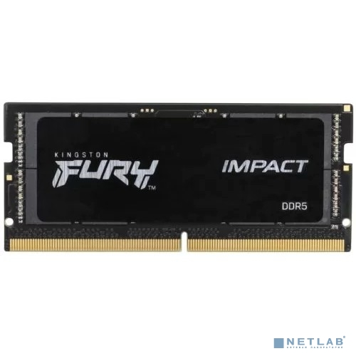 Память оперативная/ Kingston 32GB 4800MT/s DDR5 CL38 SODIMM FURY Impact PnP