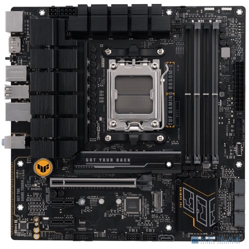 ASUS TUF GAMING B650M-E (Socket AM5, mATX, 4xDDR5(128GB), 2xDP/HDMI, 1xPCIe 4.0x16/2xPCIe 4.0, 1xLAN (2.5GbE), 4xSATA 6Gb/s, 2xM.2, 1xType-C, 3xUSB 3.2, 4xUSB 2.0)