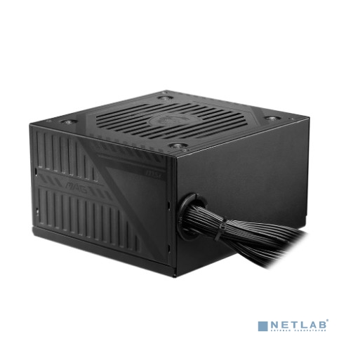 Блок питания MSI MAG A600DN, 600Вт, 120мм, черный, retail